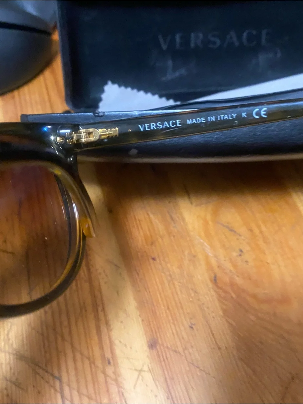 Versace authentic sunglasses & Versace case